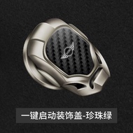 Iron Man Car Interior Engine Ignition Start Stop Button Protective Cover Decoration Sticker Car Inte