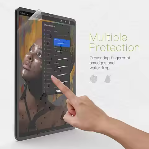 2Pcs Matte Paper Feel Film For Samsung Galaxy Tab S7 S8 S9 S10 + / Plus 12.4" Screen Protector Soft 