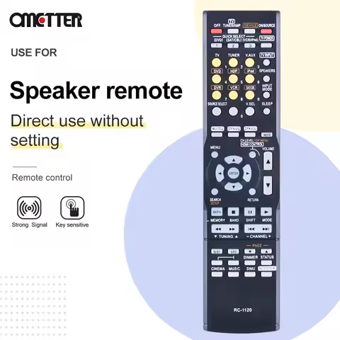 New RC-1120 for Denon Remote Control AV Receiver Parts AVR-590 DHT590BA AVR-1610 AVR-1910 AVR1802 AV