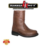 HAMMER KING'S Safety Shoes 13005  (UK Size 6-10) Brown Colour