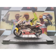MotoGP Racing Model IXO 1/24 Apriya RSW250 Rossi 1999 Racing Season 250cc Championship Valentino Ros