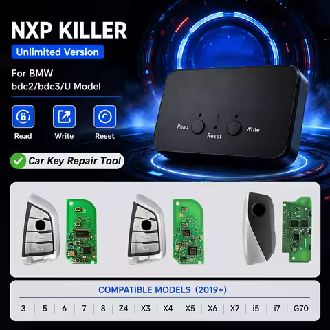 CNP259 NXP Killer With Adapter For Spare Key Adding N5F-ID21A / ID21B / ID21C IYZBK1 For For BMW 3 5