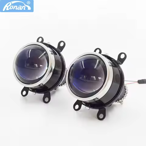 RONAN 3.0 Bi-xenon Fog Light HID Projector Lens for H8 H9 H11 D2H Lamps Blue Coating HD Glass Car St