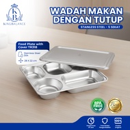 Stainless Steel Divided Plate Stainless Steel Children's Dinner Plate 5 Thick Stainless Steel Divide