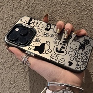 Cute Anime Pooh Bear case iPhone xs max xr 11 12 pro 13 14plus 15 pro max iPhone 7 8 se 13 pro max 12 13 mini casing