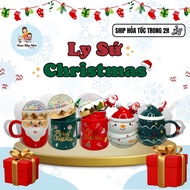 Ly cốc sứ quà tặng Noel Giáng Sinh cao cấp kèm hộp quà dễ thương