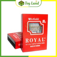 [Loại Tốt] Bài Tây Royal Đài Loan Loại Cao Cấp Chống Nước 100% Bài Poker Nhựa PVC Plastic Bẻ Cong Kh