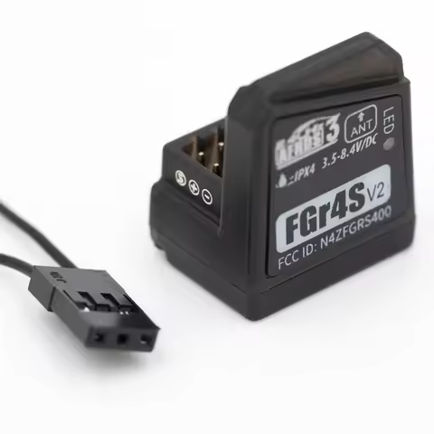 2.4GHz Flysky FGR4S V2 Receiver AFHDS 3 Built-in Single-Antenna Bidirectional PWM/PPM/IBUS Output Re