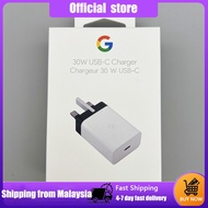 (IMPORT ORIGINAL) Google 30W Charger UK Plug Fast Charging Travel Adapter 100CM Type C To Type C For