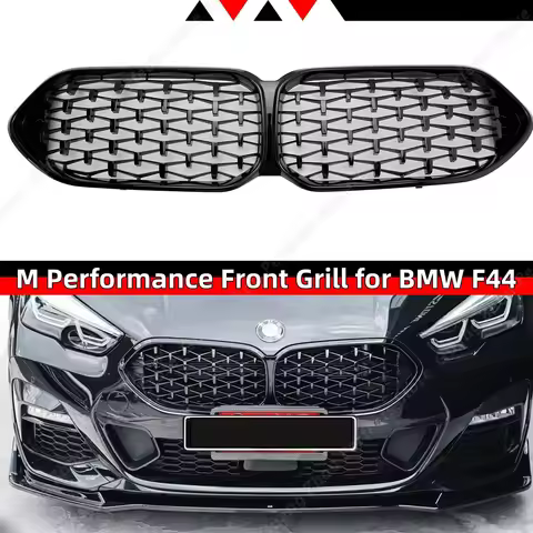 M Performance Front Grill For BMW 2 Series F44 Gran Coupe 2020-2025 Car Bumper Kidney Grille Splitte