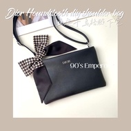 【READYSTOCK】DIY Sling Ribbon Dior_ Houndstooth Makeup Pouch Makeup Bag VIP free Gift Limited Edition