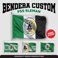 (Free Stiker) BENDERA ULTRAS BCS PSS SLEMAN FANS | MINI FLAG PSS SLEMAN