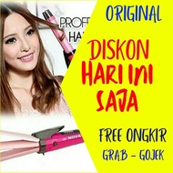 Original Import 2in1 Alat Catok Keriting Curly Curling Rambut Pria Wanita Nova Peralatan Salon Rias 