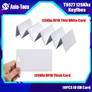 10PCS T5577 Card Duplicator Copy 125khz RFID Card Rewritable Writable Copiable Access Control Card