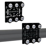 2 Pek Plat Gantry V-Slot 2040 yang telah dipasang untuk Aksesori Pencetak 3D Aluminium Extrusion V-S