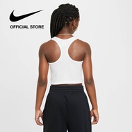 [9.9 | VOUCHER 50% & MUA 2 GIẢM 5%] Áo tank top trẻ em Girls Ribbed Nike Sportswear - WHITE