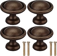 KH866 Retro Cabinet Handle Pull Hardware Vintage Style Drawer Pull Antique Gold Brass Drop Dresser P