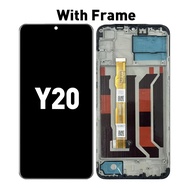 LCD with FRAME for VIVO Y20 Compatible For ORIGINAL LCD Skrin Touch Screen Replacement