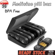 SG [Ready Stock] Medicine Pill Box Weekly Storage Holders Pill 7 Day Organizer Health Medicine Care BPA Free