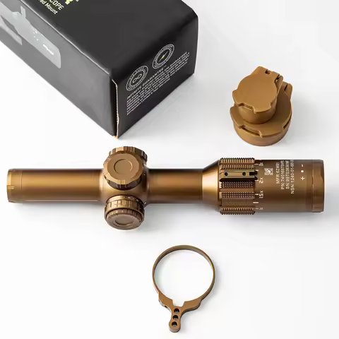 TANGO6T HD 1-6x24 30mm FFP Riflescope Illuminated Horseshoe Dot Reticle HDX Optical System Tactical