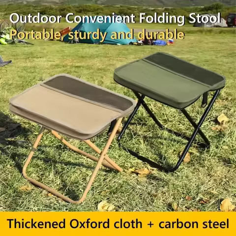 Outdoor backpack folding stool portable pony camping satchel stool train high-speed rail seatless ar