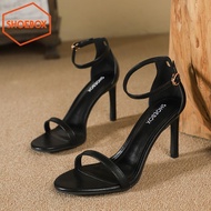 [Special Offer] Daphne Group Under the Shoe Cabinet Authentic Slip-On Sandals High-End Stiletto Heel