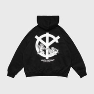 EPIDEMIC HOODIE - HD ZIPPER GUIDANCE BLACK
