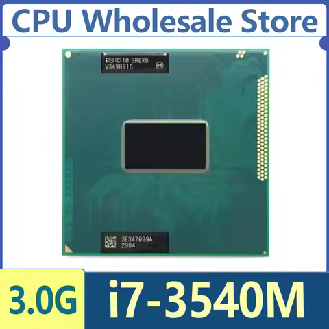 Intel Core i7-3540M SR0X6 Processor Dual-Core Socket G2 / rPGA988B i7 3540M Laptop CPU 3.0GHz 4M 35W