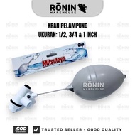 MITSUTOYO PVC Float Faucet 1/ 2 3/s4 1" inch Tank Tower Floater