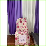 ▣ → PRINTED  Monoblock Chair Cover | Standard Cofta Ruby and Uratex