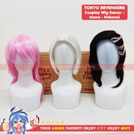 Wig Cosplay Anime Tokyo Revengers : Izana Kurokawa Tanjiku Silver -