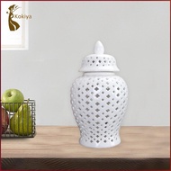 [kokiya] Modern Ceramic Ginger Glass, Vase, Temple Glass, Storage Jar, Oriental