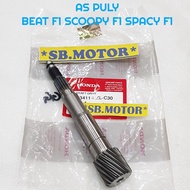 AS PULLEY PULLY BEAT F1 SCOOPY F1 SPACY F1 ORISINIL AHM 23411-KZL-930 SHAFT DRIVE