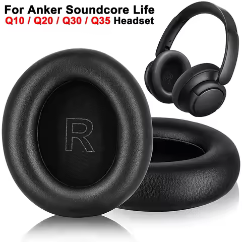 1 Pair Ear Pads for Anker soundcore Life Q35 Q30 Q20 Q10 Headphones replacement earmuff ear pillow e