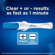 [3x Confirmation Combo Pack] Clearblue Pregnancy Test, Rapid Detection, Weeks Indicator
