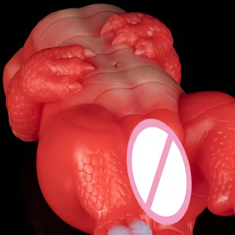 GEEBA Dual-Use Dragon-Inspired Silicone Torso Male Masturbator Silicone Pocket Pussy Men's Onahole R