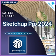 🆕 SketchUp Pro 2024 + V-Ray + Enscape + Asset Library | ⭐ Latest Full Version | 🔑 Lifetime Warranty 
