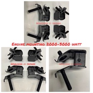 MESIN Mounting Engine Rubber Foot Generator Engine 2000 - 3000 Watt