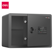 Deli ตู้เซฟดิจิตอล สแกนนิ้วมือ ตู้เซฟนิรภัยขนาดเล็ก กันไฟ มีรับประกัน ออกใบกำกับภาษีได้ Safe Box