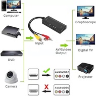 QUIM Analogs AV To Digital HDTV Converters 720P 1080P For HDTV Monitor Home Theater System
