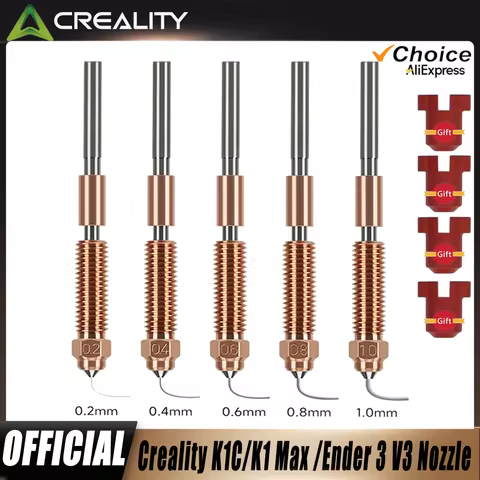 Creality K1/K1C/K1 Max/K1 SE Unicorn Quick-Swap Nozzle Kit Swift Installation High-Flow Printing Upg