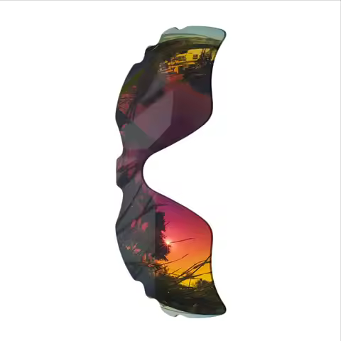Purple Red Polarized Replacement Lenses for Oakley Radar Path Vented Sunglasses