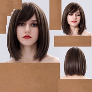 rambut palsu tebal pendek bergaya moden wanita perempuan comel ss4273ss