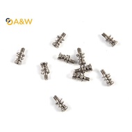 A&W 10pcs Niel Plated GPU Graphics Card Plate Heatsink Screws Spring Screws Parts