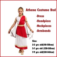 United Nations Athena Princess Costume for Girls Greek Goddess Themed Dress Up Ancient Greek Costume