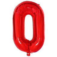 Multi Color Large Numbers Balloon 32h 1 2 3 4 5 6 7 8 9 Birthday Ball Red Digit Bachelorette Figure 
