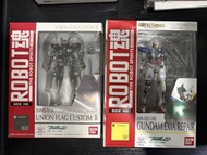 極稀有組合 全新 絕版 萬代Bandai 魂限 Gundam Exia Repair & Robot魂 Union flag custom