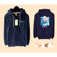 Jacket Hoodie Zipper vTuber Hololive Gawr Gura Wave