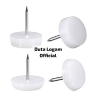 White, brown, black table leg nails, table stabilizer so that don't shake, contents 25 pieces