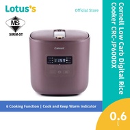 Cornell 0.6L Low Carb Digital Rice Cooker CRC-JP600DX